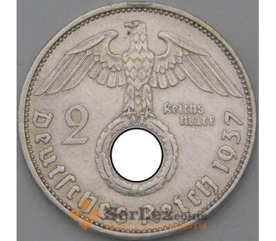 Монета Германия 2 марки 1937 А КМ93 XF арт. 22205