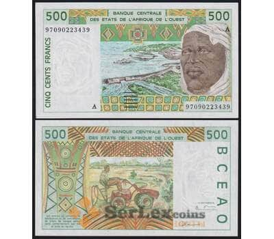 Западная Африка (Кот-Дивуар) 500 франков 1997 Р110Аg UNC арт. 49591