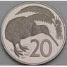 Новая Зеландия монета 20 центов 1972 КМ36 Proof арт. 49201