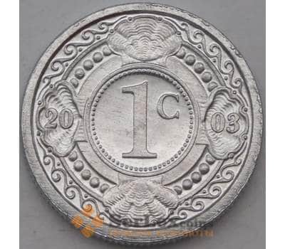 Монета Нидерландские Антиллы 1 цент 2003 КМ32 UNC арт. 22160