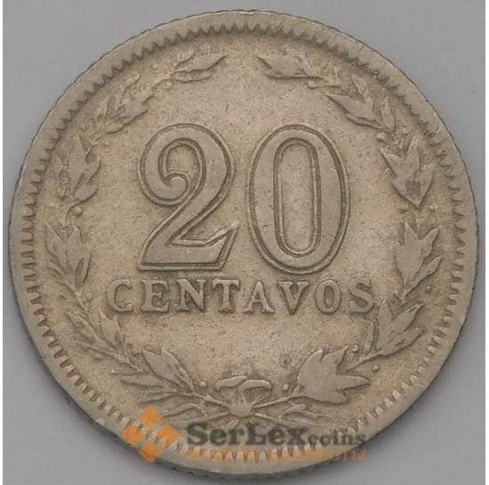 Аргентина 20 сентаво 1925 КМ36 VF арт. 38446