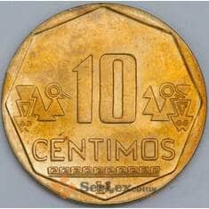 Перу 10 сентимо 2012 КМ305.4 UNC арт. 57642