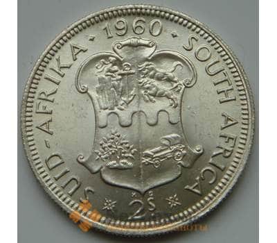 Монета Южная Африка ЮАР 2 шиллинга 1960 КМ50 UNC арт. 8255