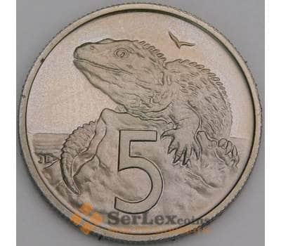 Новая Зеландия 5 центов 1977 КМ60 Proof арт. 46586