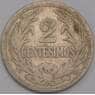 Уругвай 2 сентесимо 1909 КМ20 VF- арт. 40486