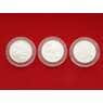 Россия 2 рубля 2019 Proof Леопард Белуга и Ирбис 3 монеты (НВВ) арт. 14385