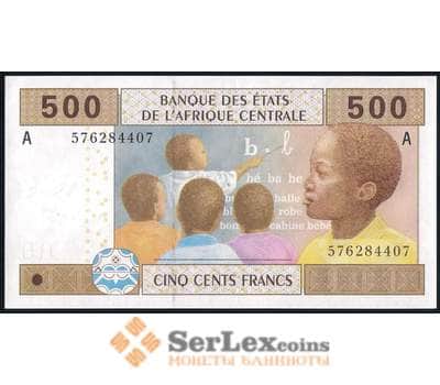 Габон 500 франков 2002 Р406А UNC литера А арт. 38375