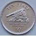 Монета Гибралтар 10 пенсов 2005-2011 КМ1082 XF арт. 6242
