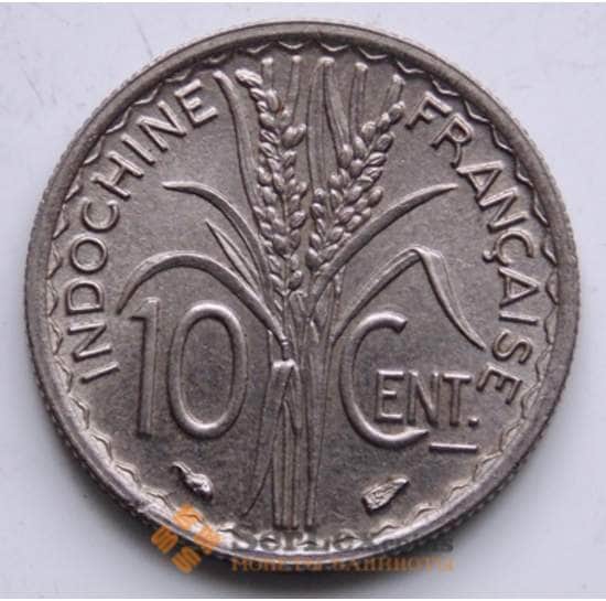 Французский Индокитай 10 центов 1939 КМ21.1 UNC арт. 6291