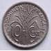 Монета Французский Индокитай 10 центов 1939 КМ21.1 UNC арт. 6291