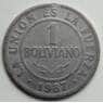 Боливия 1 боливиано 1987 КМ205 VF арт. 6305