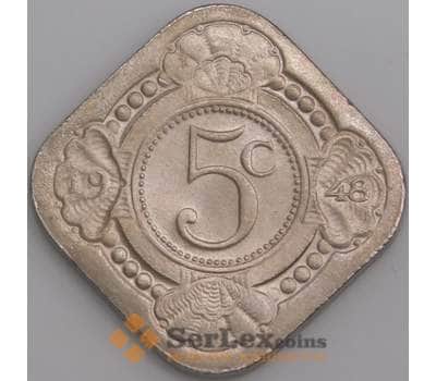 Кюрасао монета 5 центов 1948 КМ47 UNC арт. 47627