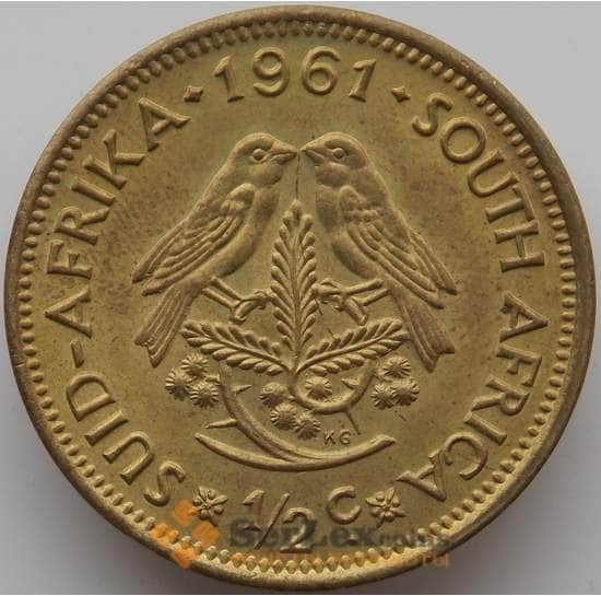Южная Африка ЮАР 1/2 цента 1961 КМ56 UNC арт. 11686