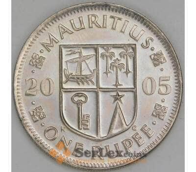 Маврикий 1 рупия 2005 КМ55 UNC арт. 56402