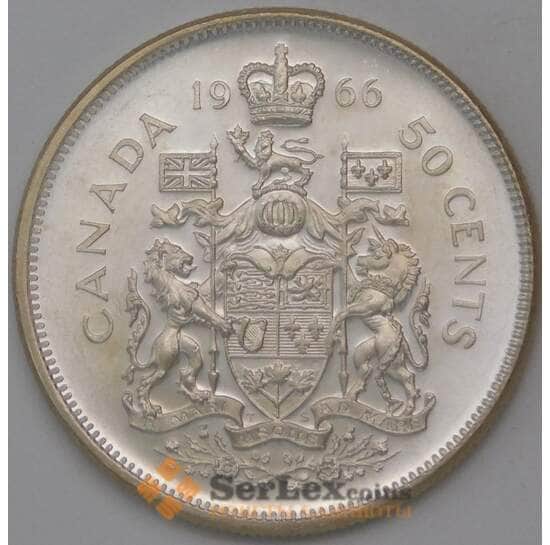 Канада 50 центов 1966 КМ63 BU  арт. 30715