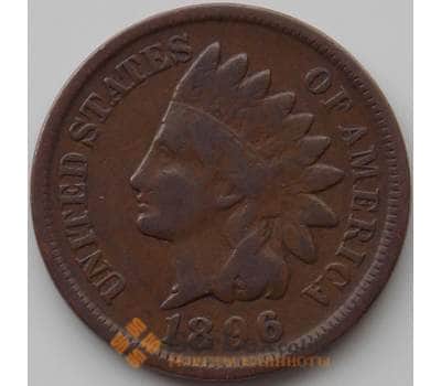 Монета США 1 цент 1896 КМ90а VF арт. 11775