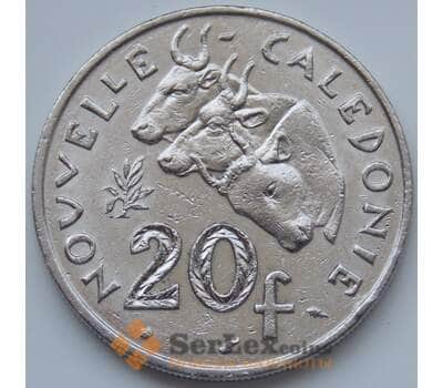 Монета Новая Каледония 20 франков 1986 КМ12 VF арт. 6598