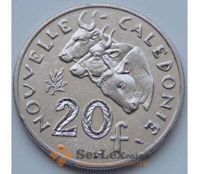 Монета Новая Каледония 20 франков 1991 КМ12 VF арт. 6599
