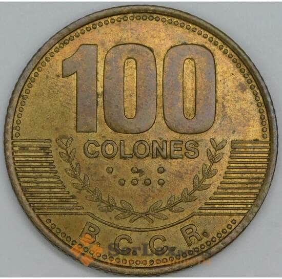Коста-Рика 100 колонов 2007 КМ240а AU арт. 14068