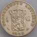 Монета Нидерландские Антиллы 1 гульден 1952 КМ2 VF Серебро арт. 18135