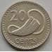 Монета Фиджи 20 центов 1990-2006 КМ 53а XF-AU арт. 8534