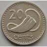 Фиджи 20 центов 1990-2006 КМ 53а XF-AU арт. 8534