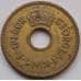 Монета Фиджи 1 пенни 1942 КМ7а VF арт. 8538
