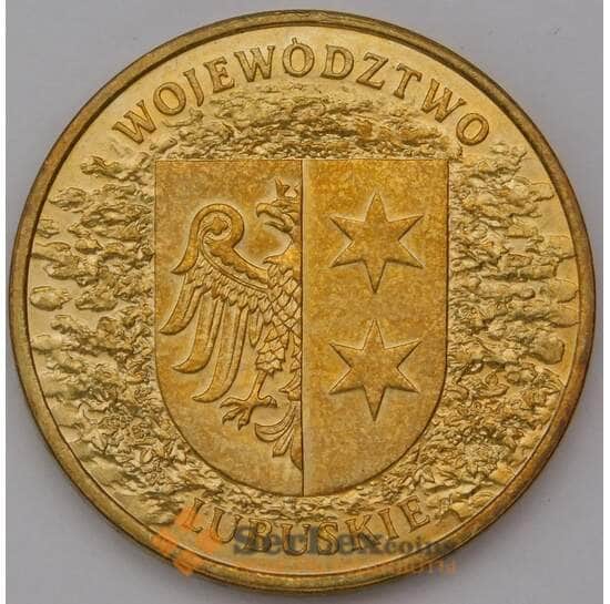 Польша 2 злотых 2004 Y486 Любушское воеводство арт. 31612