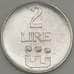 Монета Сан-Марино 2 лиры 1972 UNC (n17.19) арт. 21520