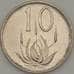 Монета Южная Африка ЮАР 10 центов 1976 КМ94 UNC Фуше (J05.19) арт. 18236