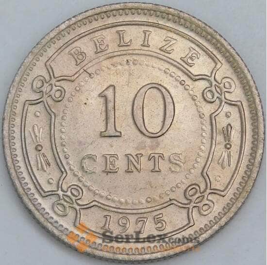 Белиз 10 центов 1975 КМ35 UNC арт. 57169