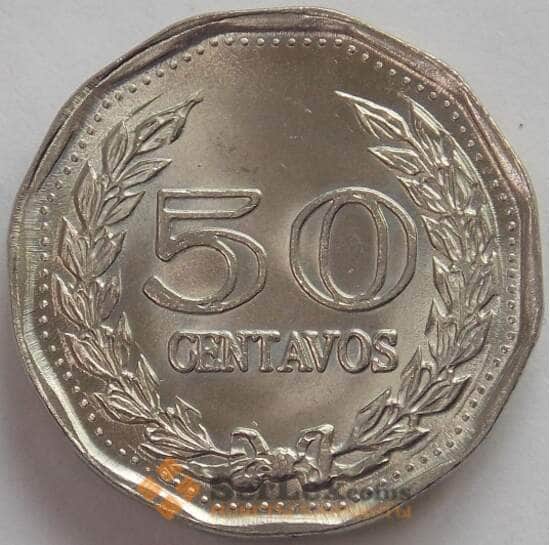 Колумбия 50 cентаво 1970 КМ244 UNC (J05.19) арт. 17743