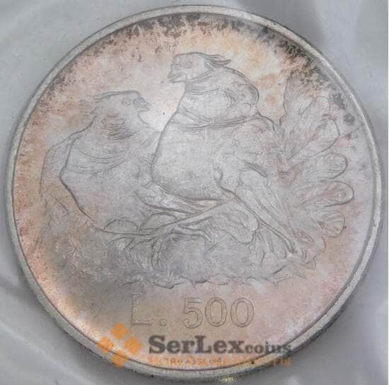 Сан-Марино 500 лир 1974 КМ37 UNC запайка арт. 56800