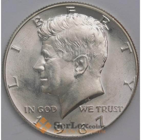 США 1/2 доллара 1967 КМ202а UNC Кеннеди арт. 39864