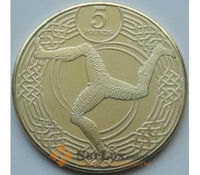 Монета Мэн остров 5 фунтов 2017 UNC UC# 7 арт. 7000