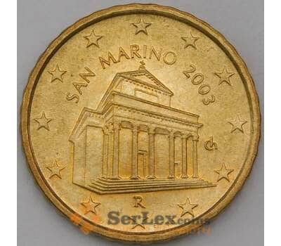 Монета Сан-Марино 10 евроцентов 2003 UNC арт. 28516