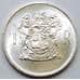 Монета Южная Африка ЮАР 1 рэнд (ранд) 1969 КМ80.1 UNC Теофилус Дёнгес арт. 8253