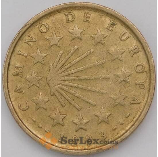 Испания 100 песет 1993 КМ922 Путь Святого Иакова арт. 30591
