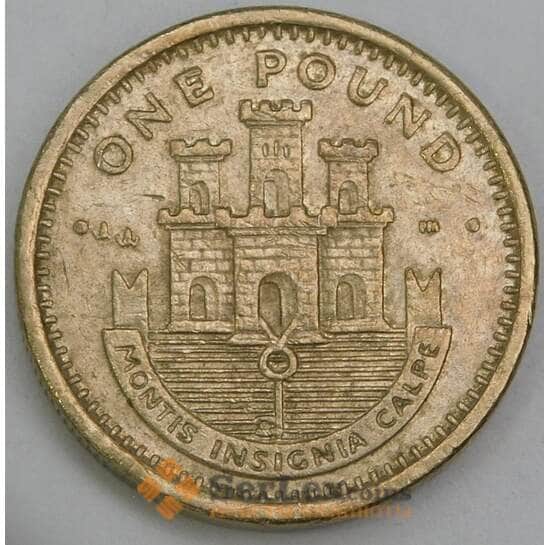 Гибралтар 1 фунт 2001 КМ869 VF арт. 56033