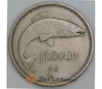 Ирландия 2 шиллинга (флорин) 1966 КМ15а XF арт. 56135