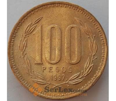 Монета Чили 100 песо 1997 КМ226 UNC (J05.19) арт. 17037