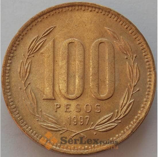 Чили 100 песо 1997 КМ226 UNC (J05.19) арт. 17037