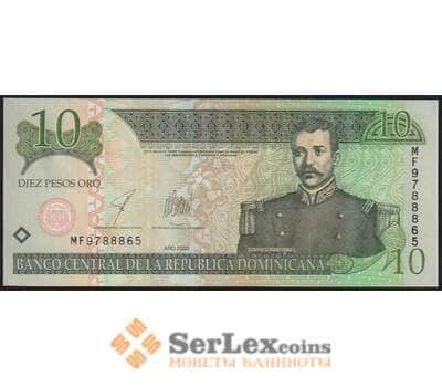 Доминикана республика 10 песо 2003 Р168с UNC арт. 50841