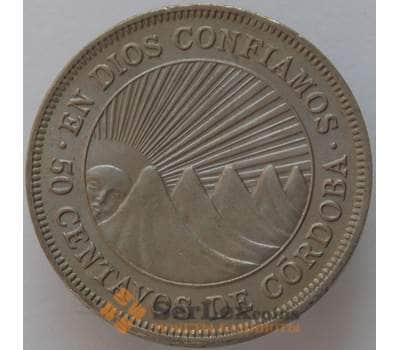 Монета Никарагуа 50 сентаво 1965 КМ19.2 UNC (J05.19) арт. 16609