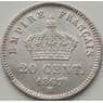 Франция 20 сантимов 1867 BB КМ808 VF-XF арт. 9272