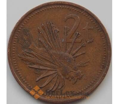 Монета Папуа- Новая Гвинея 2 тойя 1975-2004 КМ2 VF арт. 7521