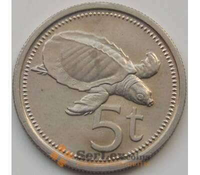 Монета Папуа- Новая Гвинея 5 тойя 1975 КМ3 AU арт. 7512