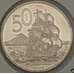 Монета Новая Зеландия 50 центов 1967 КМ37.1 aUNC (ОС) арт. 21450