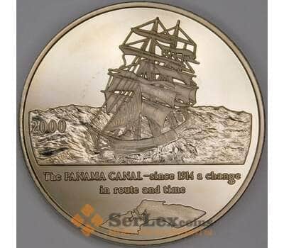Республика Конго 5 франков 2000 КМ24 Proof Панамский канал арт. 55104
