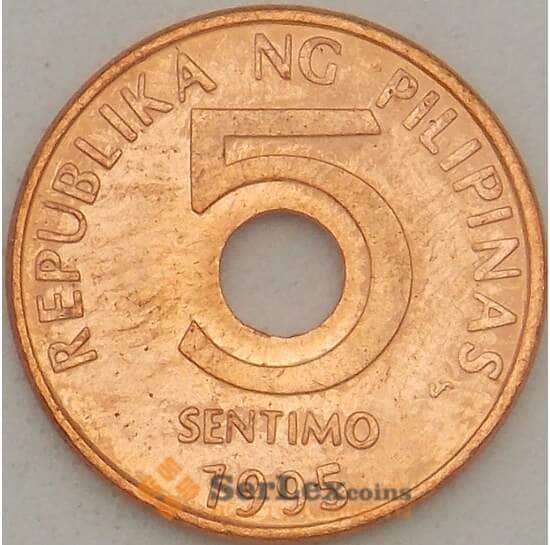 Филиппины 5 сентимо 1995 КМ268  арт. 18208